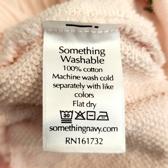 Something Navy 100% cotton blush pink floral print shorts size XXS - Picture 5 of 6